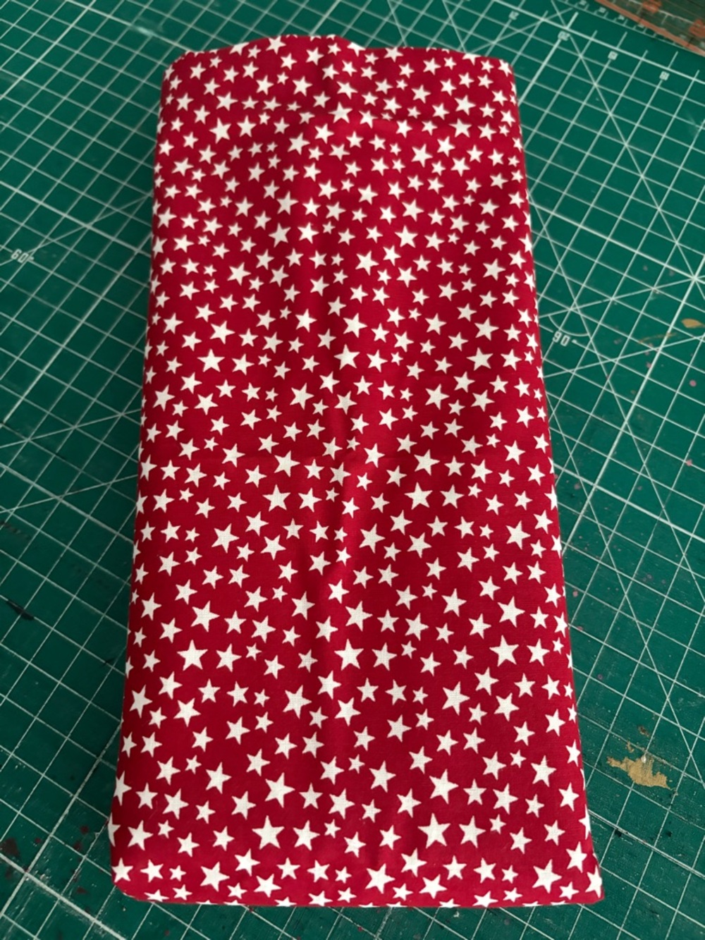 Red Cotton Star Print Fabric